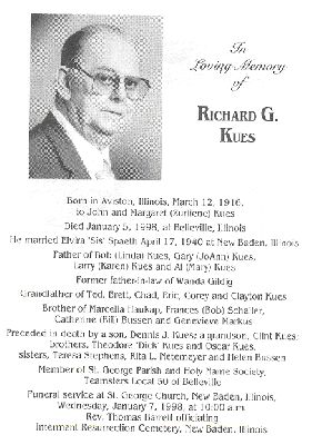 KUES, Richard G