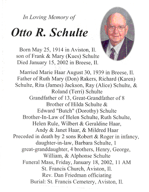SCHULTE, Otto R