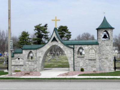 New Baden Cemetery Entrance