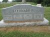 Leonard,_Herman_and_Mary_Family_Headstone_Se_G_17-38,39,37,40.jpg