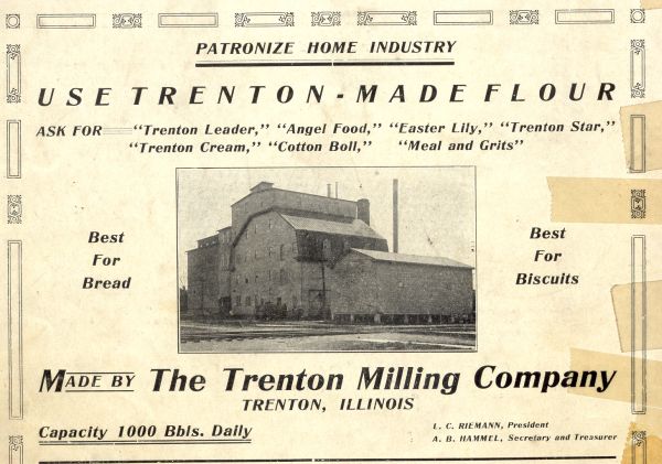 Trenton Milling Co Ad