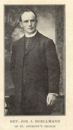 Rev Jos J. Hoellman of St Anthony's Church