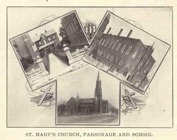 St. Mary's Chruch, Parsonage & School