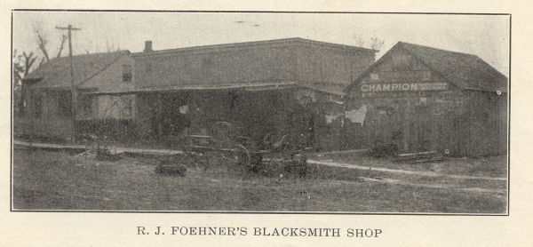 R/J. Foehner's Blacksmith Shop