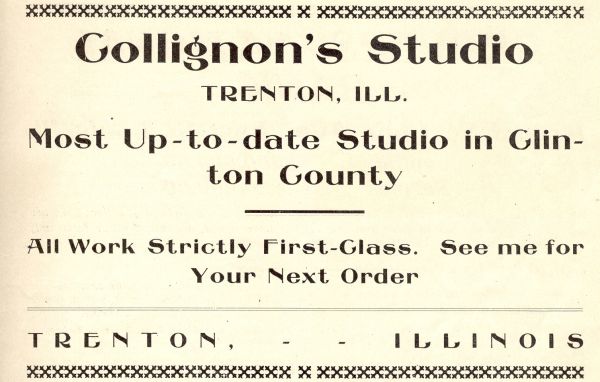 Collignon's Studio Ad