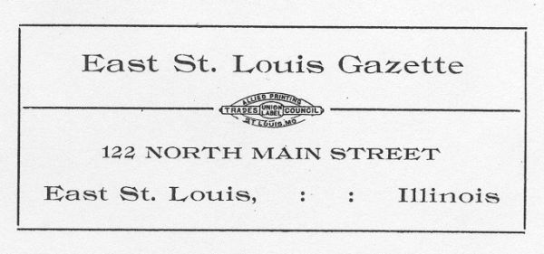 East St Louis Gazette